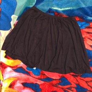 Brandy Melville Faux Suede Skater Skirt